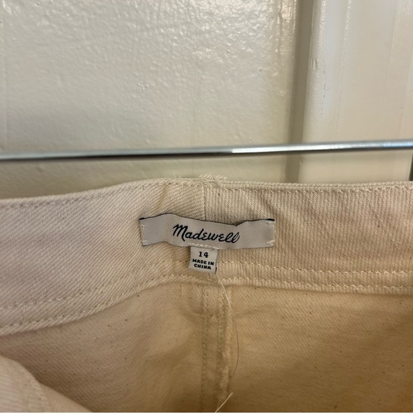 Madewell Capital A-Line Mini Skirt Size 14 Cloud Lining - Picture 6 of 8